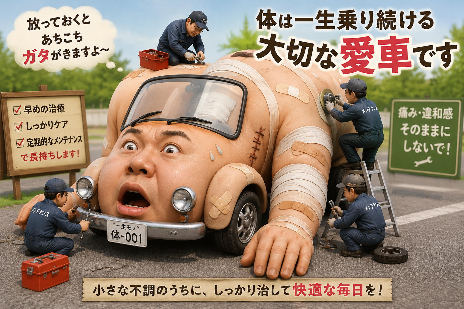 体は愛車